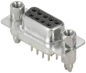 Weidmüller 2626670000 Złącze żeńskie D-Sub D-SUB F6.1 T09VB 3.2B2 TY BK, styki: 9, 0 °, 180 °, 1 szt.