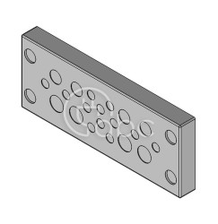Przepust kablowy niedzielony KEL-DPU 24, na 20 przewodów, 43938