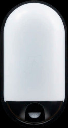 500648 Wall light fixture, 20 W, 1400 lm, oval, with IR motion sensor