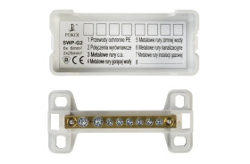 Szyna wyrównawcza do wyrównania potencjału 6x1,5-6mm2, 2x6-25mm2 SWP-G2 SWP-G2 A14-6208