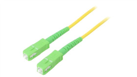 Sca-Sca/Os2-250Yl Patch Cord Światłowodowy Os2 Sc/Apc,Z Obu Stron 25M Lszh