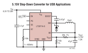 38V, 1.3A, 2MHz Step-Down Regulator with 2.2μA Quiescent Current
