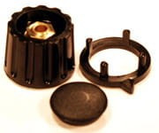 GALKA-Z24 Gałka potencjometru obrotowego zaciskowa średnica 24 mm (na ośkę 6 mm)