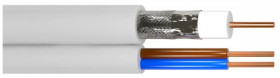 Przewód koncentryczny z zasilaniem w jednym YWDXpek 75 1,0/4,8 + OMY 2x1 CESAT /100m/
