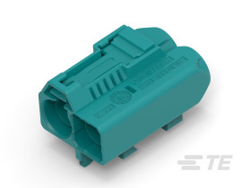 Złącze samochodowe 2-pinowe TE Connectivity Żeński 1A 2-23 Kabel Połączenie zagniatane Obudowa do zacisków żeńskich
