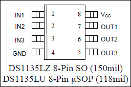 3-Volt 3-in-1 High-Speed Silicon Delay Line