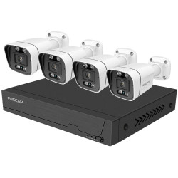 Foscam FN9108E-B4-2T IP CCTV Set 5MP PoE 8-Channel 4 Cameras 2TB NVR