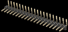 20-pin header, angled, pitch 2.00