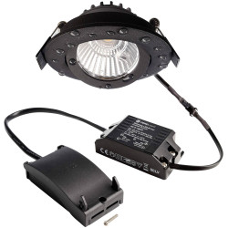 Deko Light 565390 Dione LED Recessed Light Black 8.5W 750lm 36&#xB0; 3000K