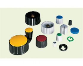 Gałka o średnicy 9mm, na ośkę 2mm, szara błyszcząca