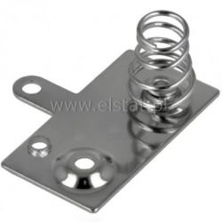 Styk guzikowy, sprężynowy, prawy, rozmiar: AA, R6