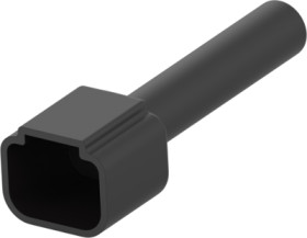 Sleeve, black, 8 poles, for automotive connector, DTM8P-BT-BK