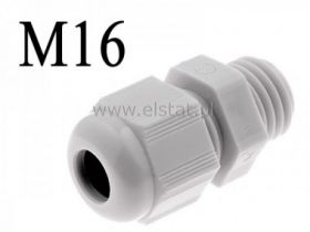 Dławnica kablowa; gwint M16; bez nakrętki, jasna