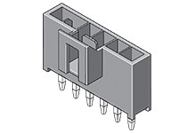 Wtyk PCB 2-pinowe raster: 2.5mm -rzędowe Molex Przewlekany 6.5A 250.0 V.