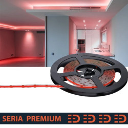 Taśma Premium 12V COB 480led czerwona (5)