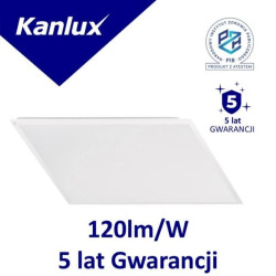 Panel LED BLINGO 34W 4080 60CW 4080lm 6500K IP20 I kl. stal PZH ENEC 5 lat Gwar. biały 37172