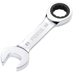 Draper 27930 HI-TORQ&#xAE; Metric Stubby Ratchet Spanner 19mm