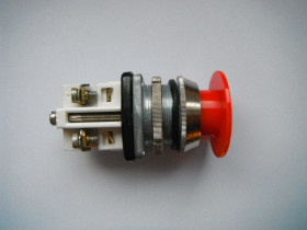 Przycisk grzybek NEF-De/n 2,5A 500V sterowniczy tablicowy