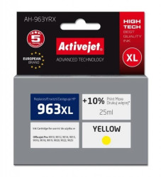 Tusz Activejet AH-963YRX (zamiennik HP 963XL 3JA29AE Premium 1760 stron żółty)