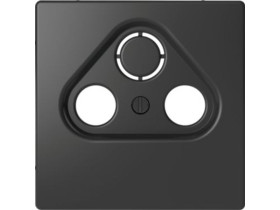 MERTEN D-LIFE Płytka czołowa gniazda RTV 3 otwory antracyt MTN4123-6034 SCHNEIDER ELECTRIC