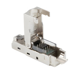 Wtyk LAN beznarzędziowy RJ45 8P8C kat 6A FTP do linki i do drutu Lanberg