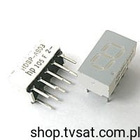 HDSP-A803 LED YELLOW 7-SEGMENT THT HP