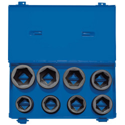 Draper Expert 83272 3/4" Sq. Dr. Metric Impact Socket Set in Metal Case (8 Pc)
