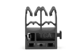 Uchwyt opaski kablowej długość 12mm szerokość 23 mm średnica otworu 8mm HellermannTyton Czarny