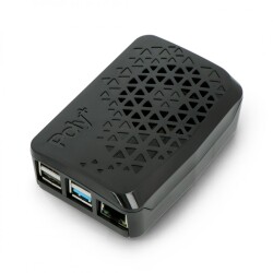 Obudowa do Raspberry Pi 4B - Argon Poly+ Vented - czarna