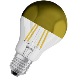 OSRAM 4058075435346 LED Retrofit CLASSIC A Mirror 6.5W 827 Clear E27 Bulb