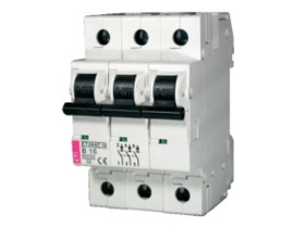 Wyłącznik nadprądowy C 1A 3P 10kA ETIMAT10 002135704 ETI
