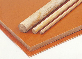 Arkusz tworzywa sztucznego grubość 4mm SRBF Brązowy długość 590mm Pełny 1.36g/cm³ 0.37W/mK