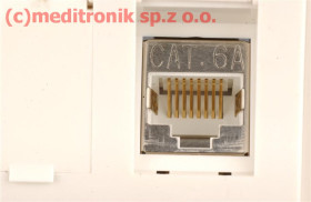 Gniazdo podtynkowe pojedyncze RJ45 FTP kat.6a montaż LSA