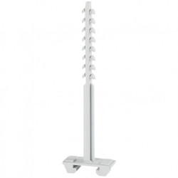 Kołek systemowy CMS 80mm do uchwytu kablowego CMS 15/30 bezhalogenowy szary F-TRONIC 100szt