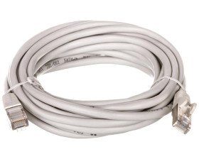 Kabel krosowy patchcord SF/UTP kat.5e CCA szary 5m 50147