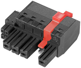 Weidmüller 2628530000 Obudowa złącza pin żeńskiego na kabel BVF 7.62HP/04/180MSF2 BCF/08R SN BK BX, piny: 4, 35 A, 25 sz