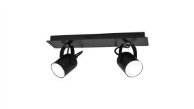 Kinkiet Elewacyjny Ogrodowy Okrągły Sitra Czarno-Biały K-8143 Kaja Lighting