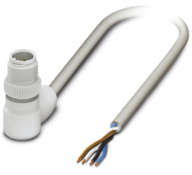 Phoenix Contact Kabel siłownika czujnika Złącze A Złącze M12 4 długość 5 m Rodzaj A Męski Złącze B Wolny koniec 4