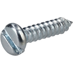 R-TECH 337099 Slotted Pan Head Self-Tapping Screws No.4 1/2in 13.0mm - Pk100