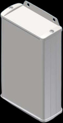 Aluminum Profile enclosure, (L x W x H) 145 x 85 x 37 mm, gray, TEKAM-22/E.7
