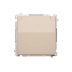 Simon Basic Gniazdo wtyczkowe Schuko do wersji IP44 (moduł) 16A, 250V~,zaciski śrubowe beż BMGSZ1B.01/12