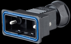 15-004710 D-sub hood, 9-pin, plastic