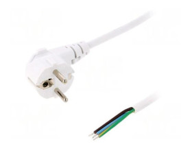 S3-3/10/1.8WH Kabel: 3x1mm2, CEE 7/7 (E/F) wtyk kątowy, 1,8m