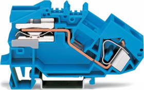 1-wire N disconnect terminal, cage clamp, 0.2-16 mm², 68 A, 6 kV, blue, 783-613