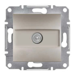 ASFORA Gniazdo TV końcowe bez ramki brąz EPH3200169