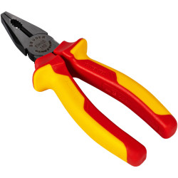 Br&#xFC;der Mannesmann M10602 VDE Comb Pliers 180mm Insulated Grip