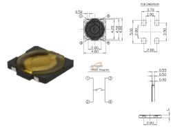 MIKROPRZEŁĄCZNIK SMD 4.5X4.8 0.55mm