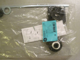 DILOS 00 Pokrętło czarne IP65 + wałek 305mm (730996)