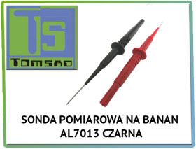 Sonda pomiarowa banan AL7013 - czarna