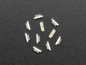 NeoPixel Addressable RGB LEDs - Slim Flat 3.2mm x 1.0mm 10 pack (SK6812-EC3210F)